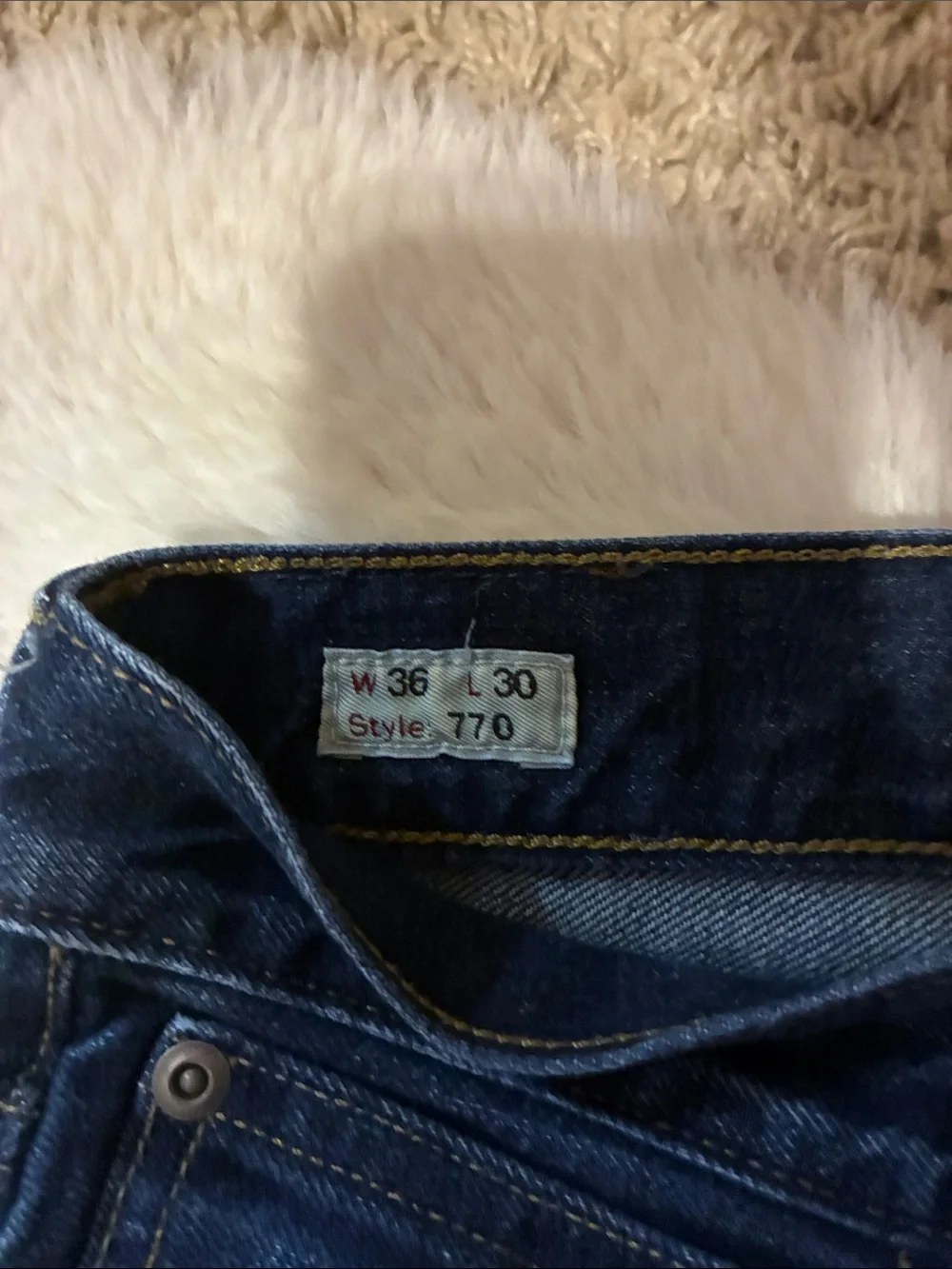 J. Crew Men's Navy Straight-Leg Jeans
